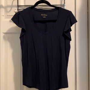 Lilly Pulitzer short sleeve top navy